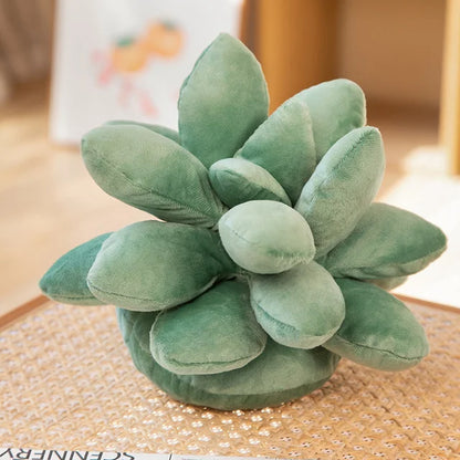 Succulent Plush Pillow Lifelike Plant Potted Succulent Plush Toy Stuffed Soft Cushion Seat Home Decor Girlfriend Birthday Gifts